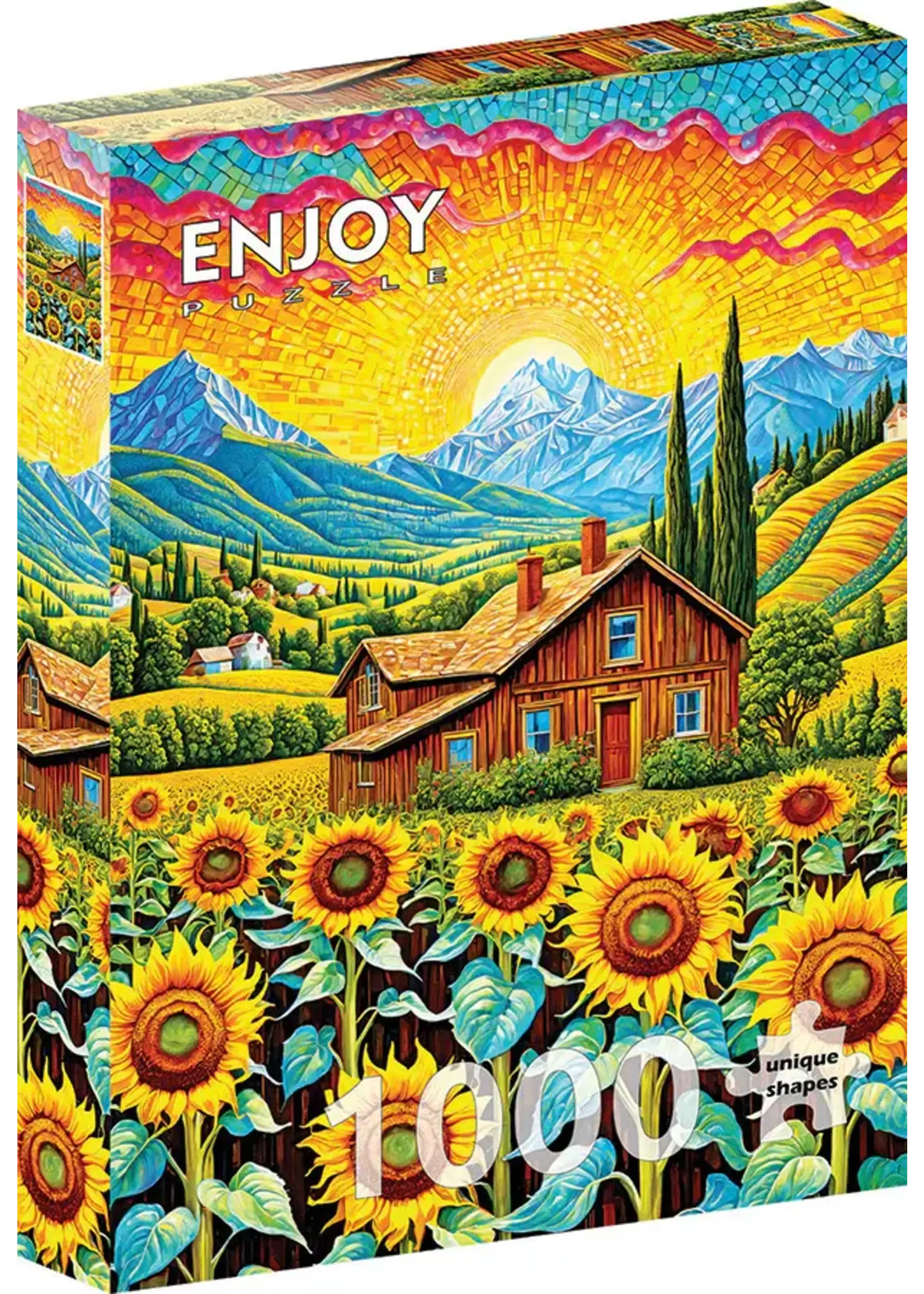 Enjoy Puzzle E2145 Sunflower House (Puzzle 1000)