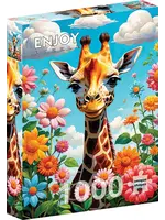 Enjoy Puzzle E2151 Cute Giraffe (Puzzle 1000)