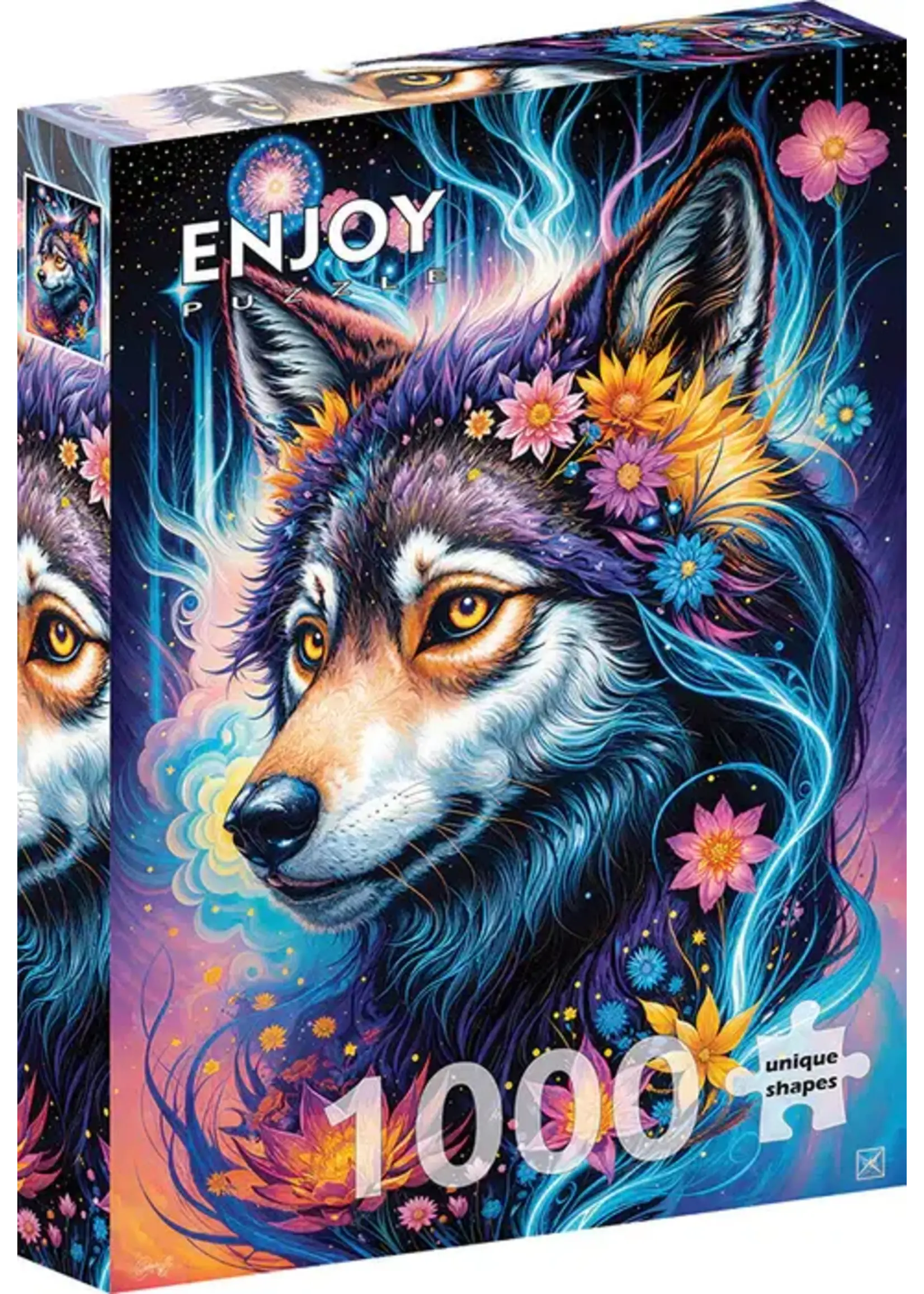 Enjoy Puzzle E2164 Magical Wolf Portrait (Puzzle 1000)