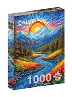 Enjoy Puzzle E2154 Sunrise Landscape (Puzzle 1000)