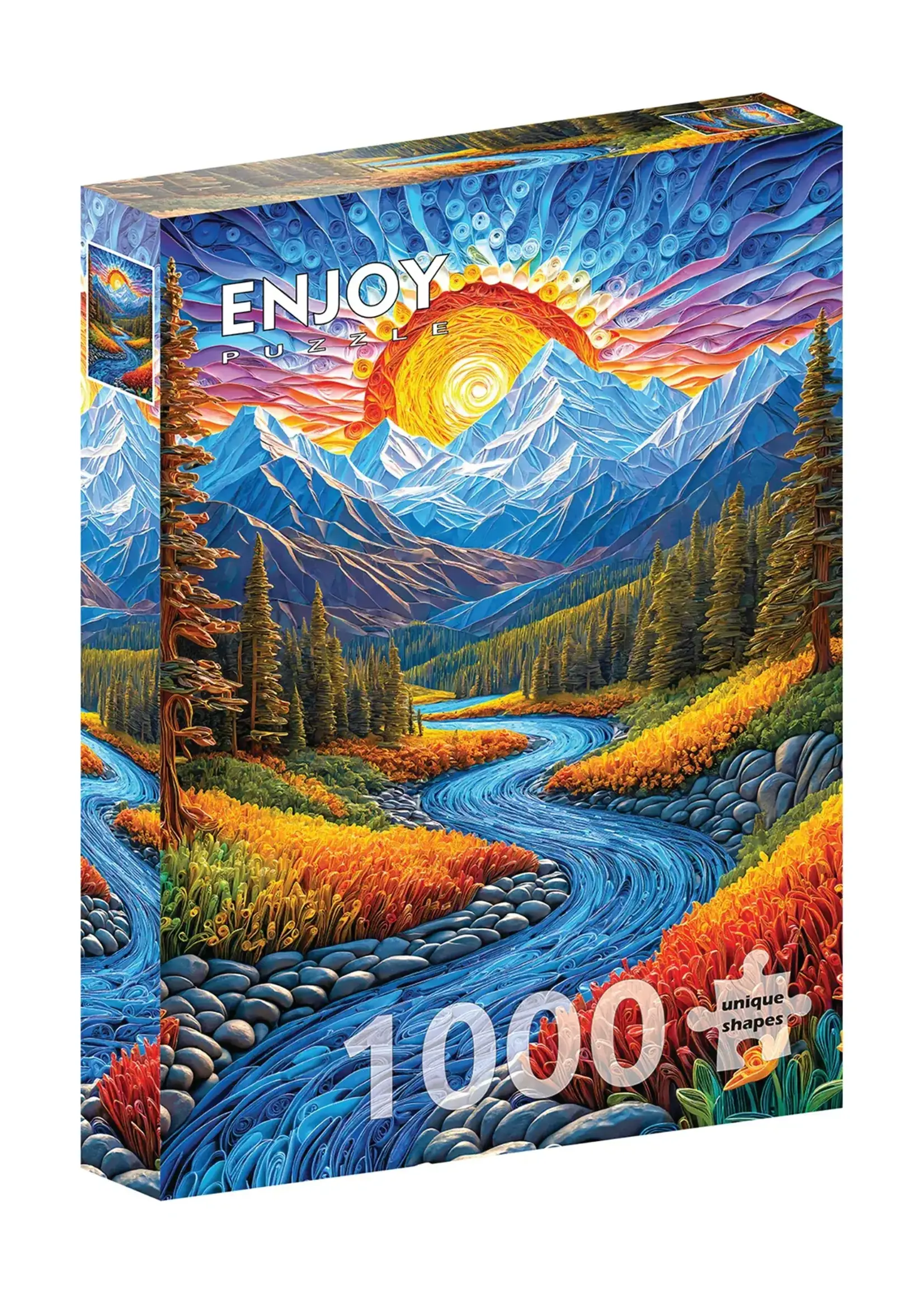Enjoy Puzzle E2154 Sunrise Landscape (Puzzle 1000)