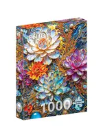 Enjoy Puzzle E2244 Pearlescent Waterlilies (Puzzle 1000)