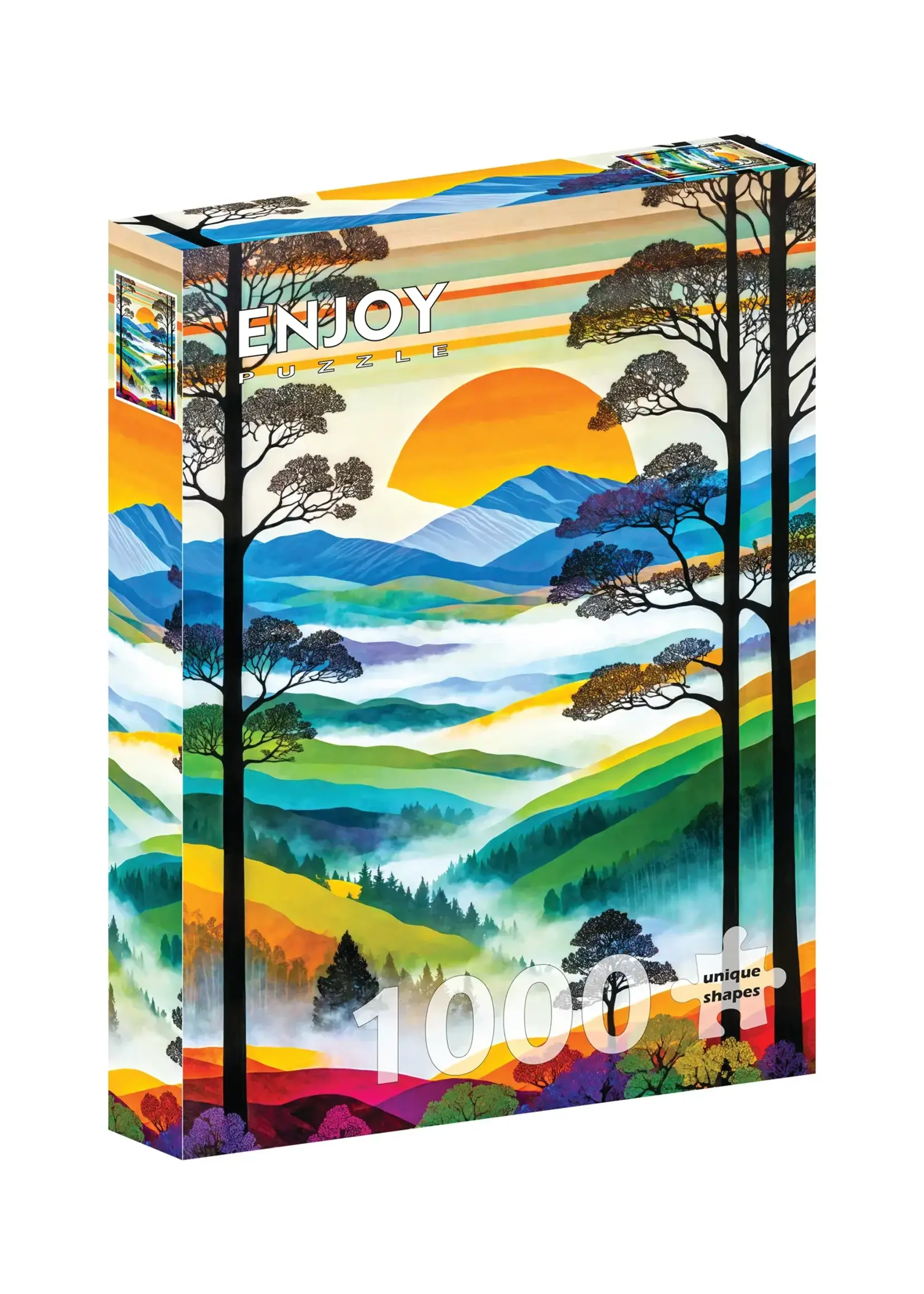 Enjoy Puzzle E2264 Hilltops Breeze (Puzzle 1000)