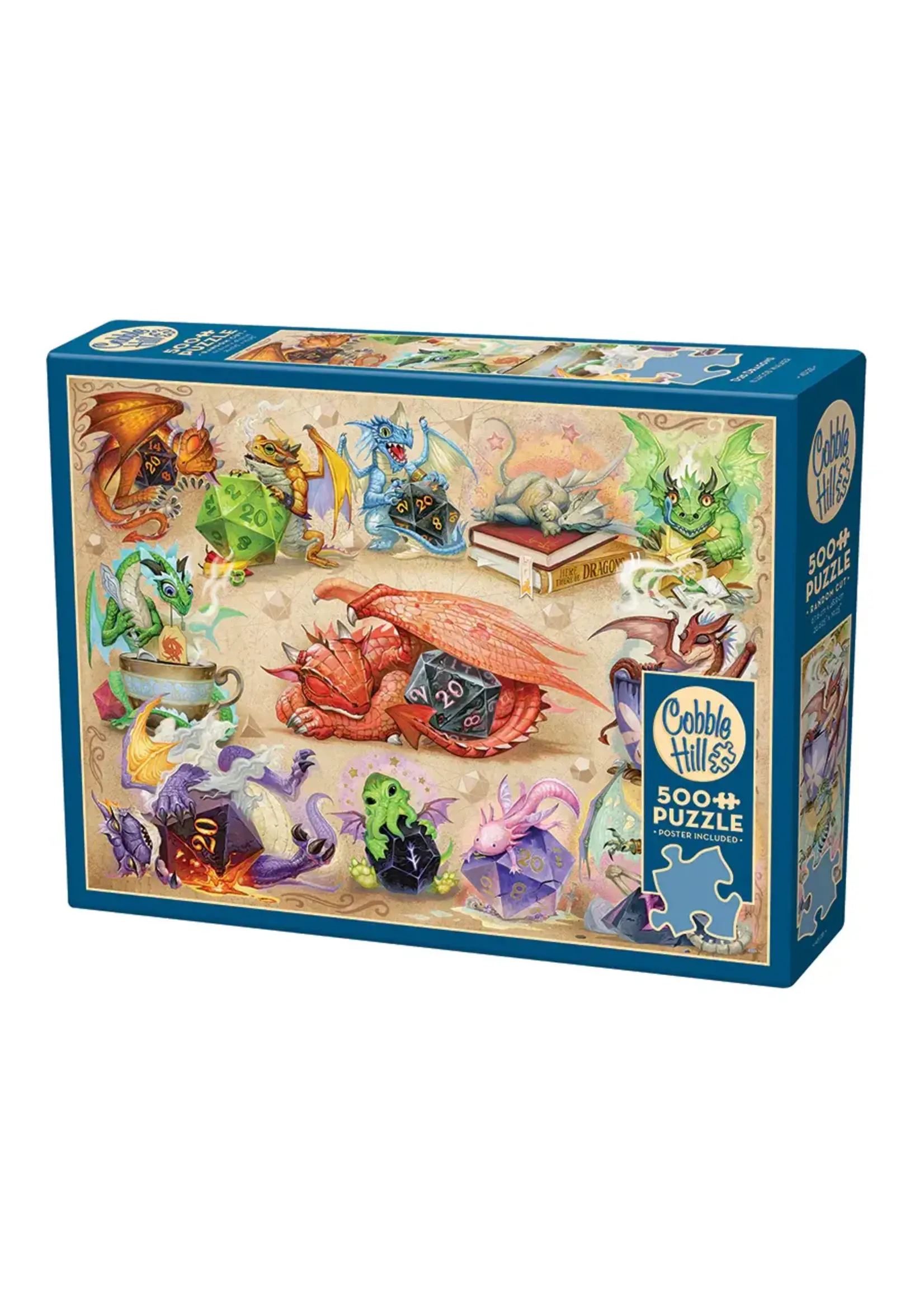 Cobble Hill CH45128 D20 Dragons (Puzzle500)