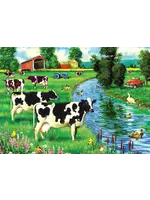 Cobble Hill CH58906 Cow Stream (TrayPuzzle35)