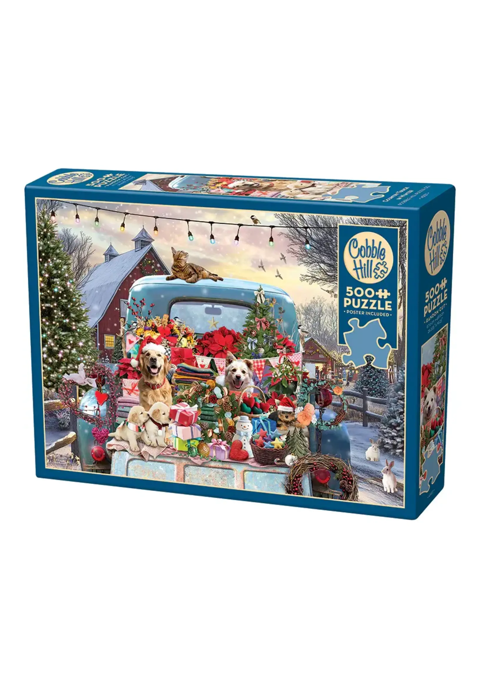 Cobble Hill CH45127 Country Truck in Winter (Puzzle500)