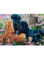 Cobble Hill CH58851 Black Lab Puppies (TrayPuzzle35)