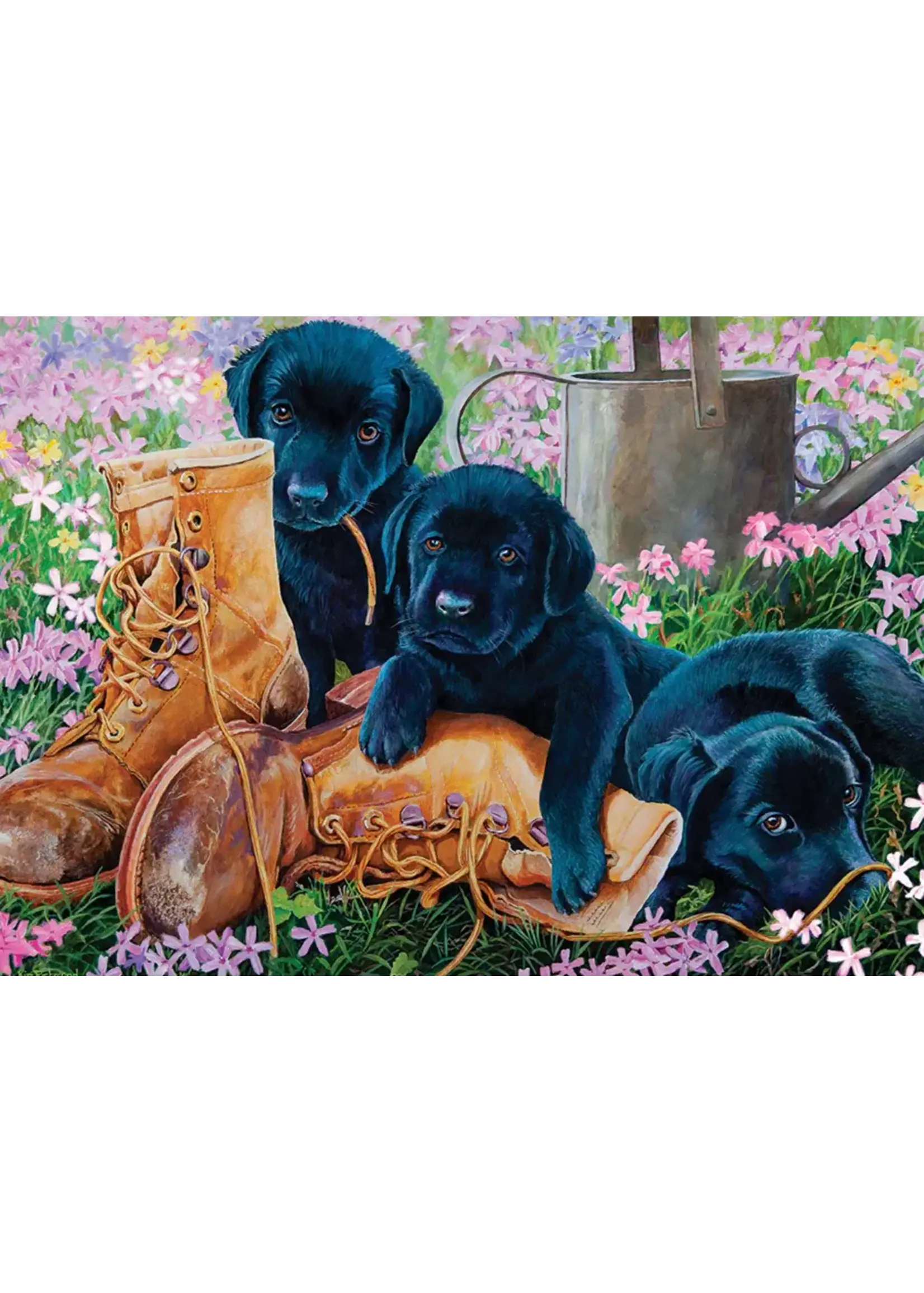 Cobble Hill CH58851 Black Lab Puppies (TrayPuzzle35)