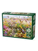 Cobble Hill CH40335 Backyard Bird Bath (Puzzle1000)