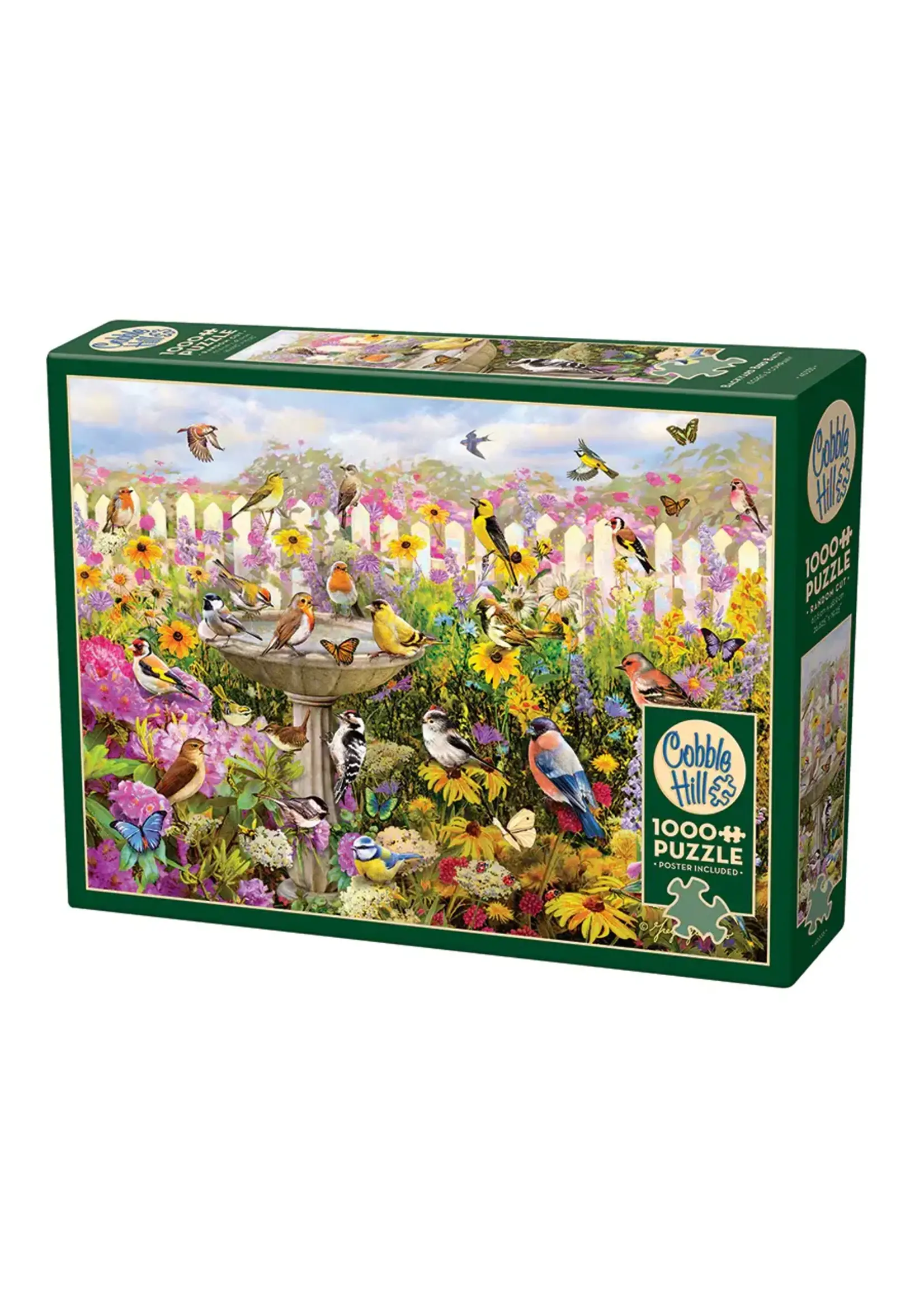 Cobble Hill CH40335 Backyard Bird Bath (Puzzle1000)
