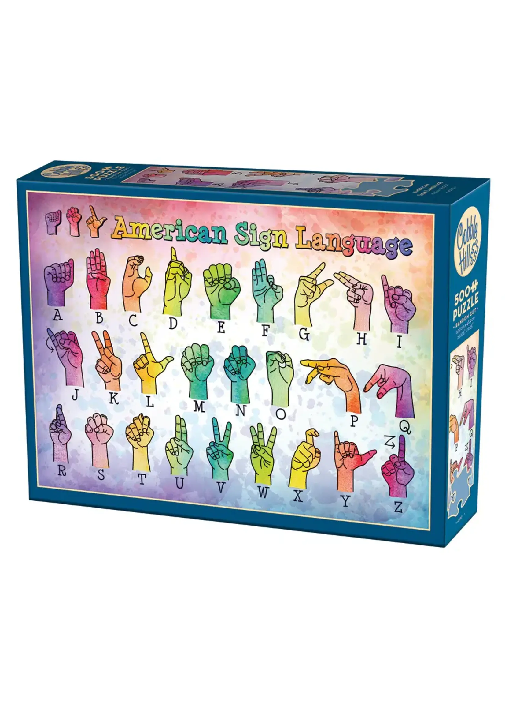 Cobble Hill CH45110 American Sign Language (Puzzle500)