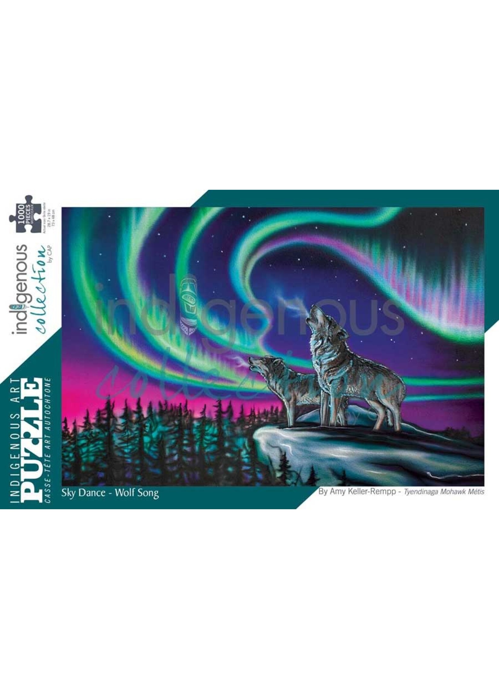 CAP2542 Sky Dance Wolf Song (Puzzle1000)
