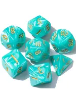 Dice RPG 7pc Lake Blue