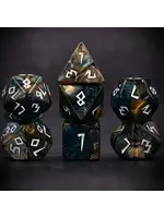 Dice RPG 7pc Starry Sky Blue