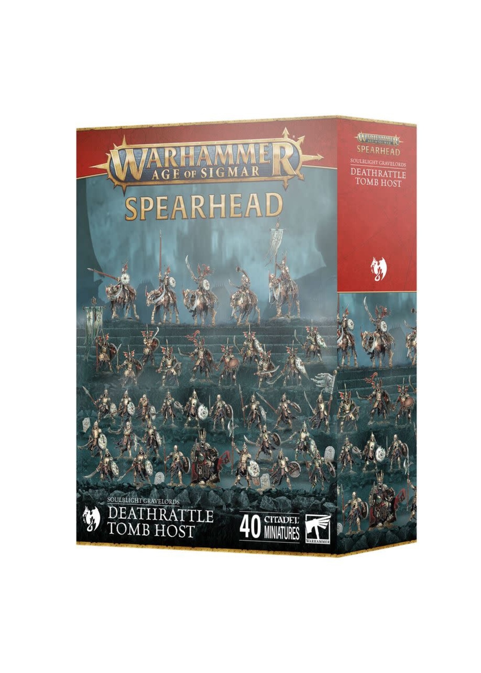 AoS Soulblight Gravelords Deathrattle Tomb Host Spearhead
