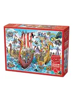 Cobble Hill CH44505 DoodleTown Viking Voyage (Puzzle1000)