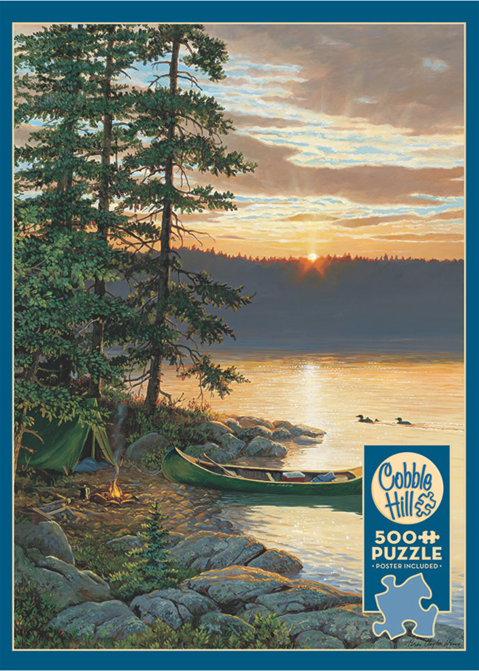 Cobble Hill CH45053 Canoe Lake (Puzzle500)