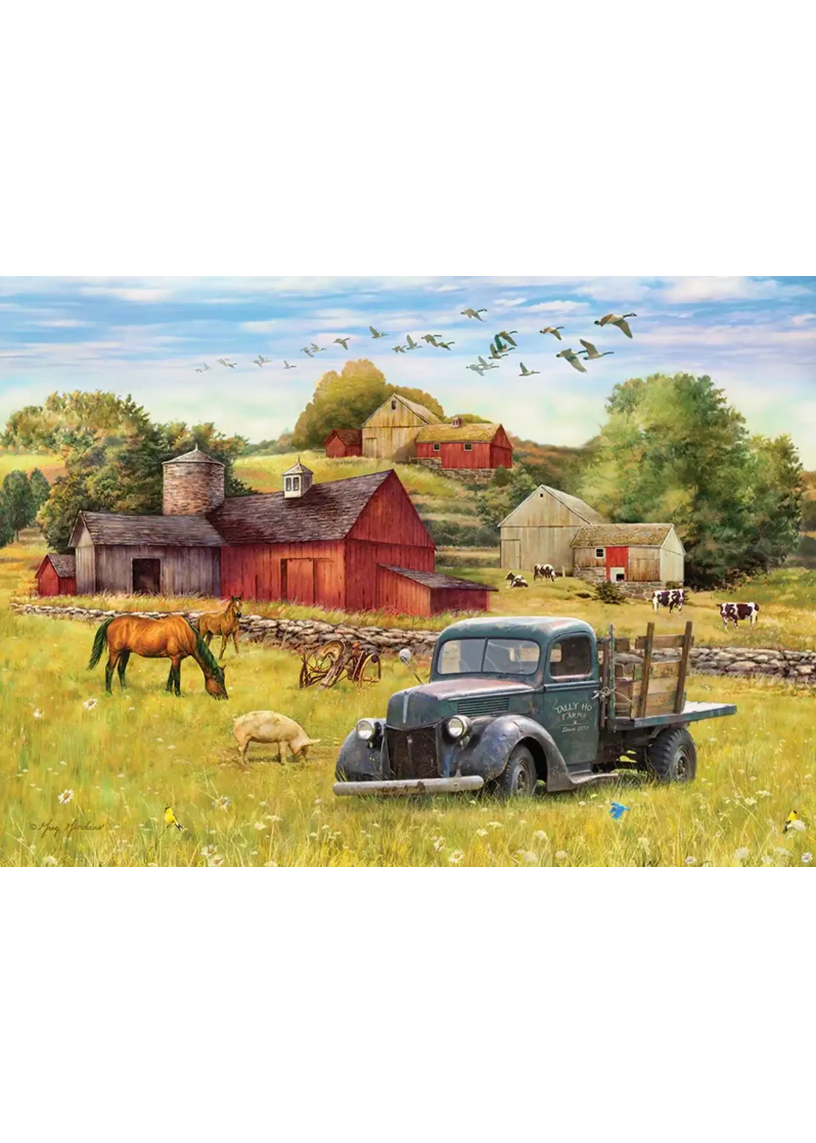 Cobble Hill CH58890 Blue Truck Farm (TrayPuzzle35)