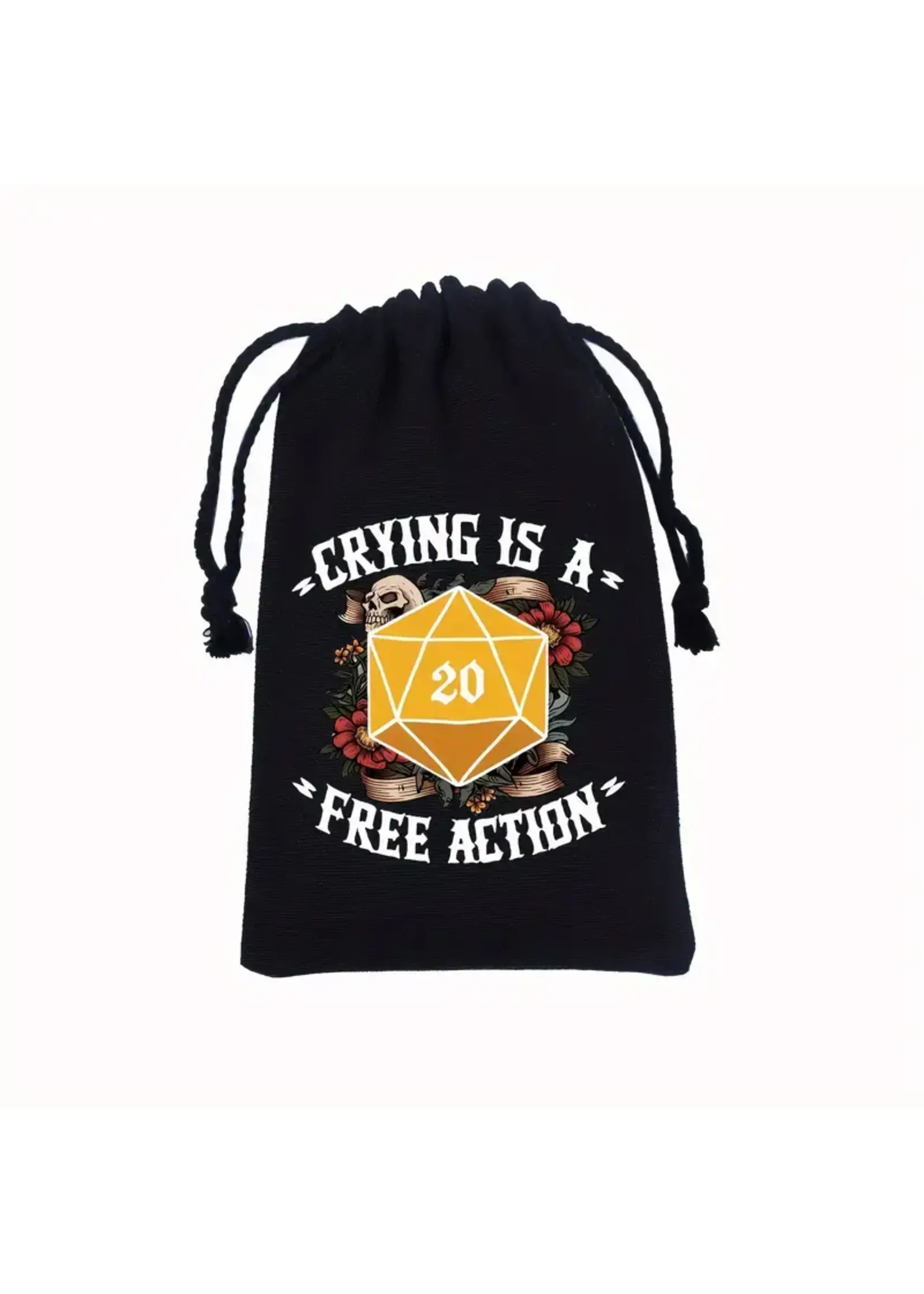 Dice Bag Crying is a Free Action Black