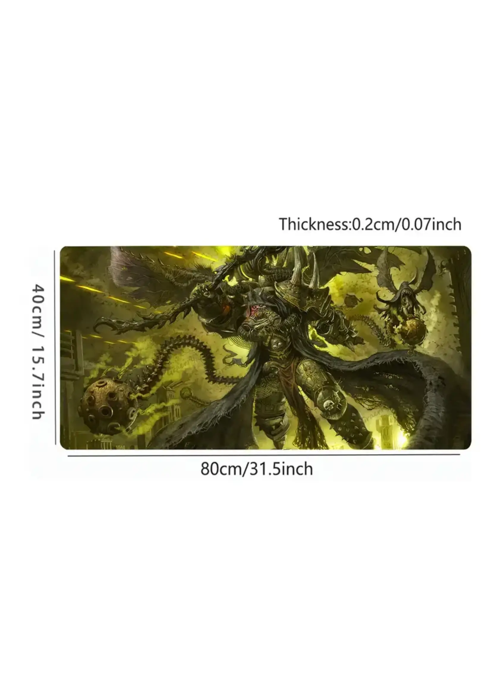 Mouse Pad 31.4x15.7 Inch Daemon