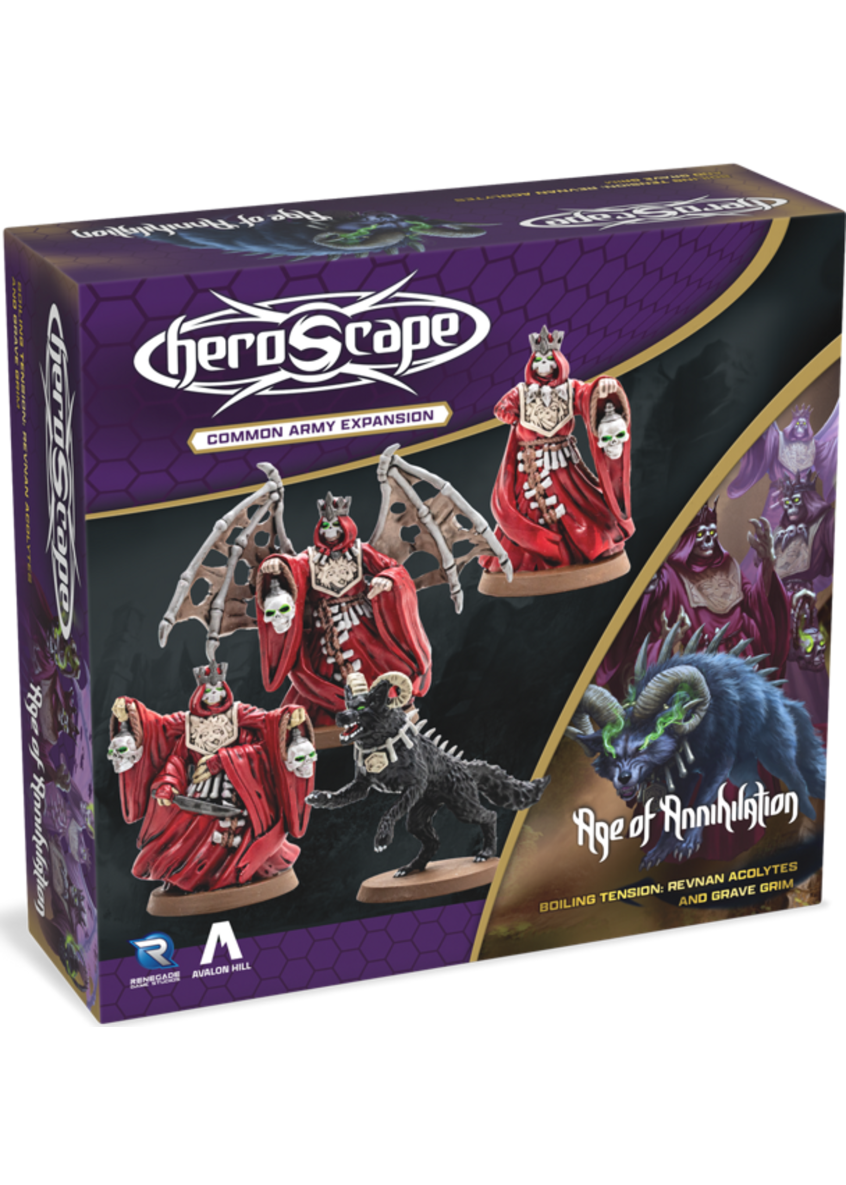 Heroscape Revnan Acolytes and Grave Grim Army Expansion