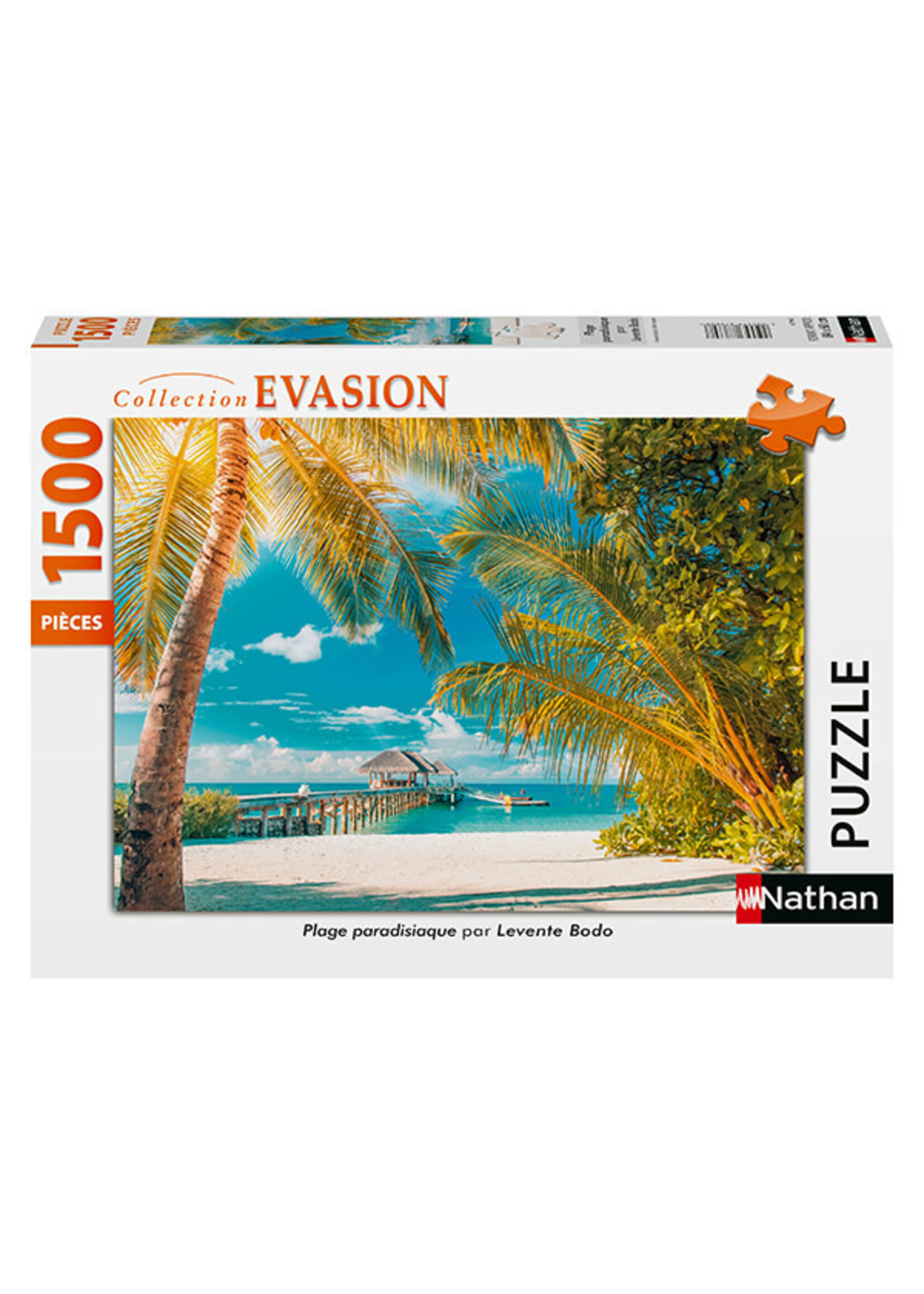 Nathan NAT00940 Plage Paradisiaque (Puzzle1500)