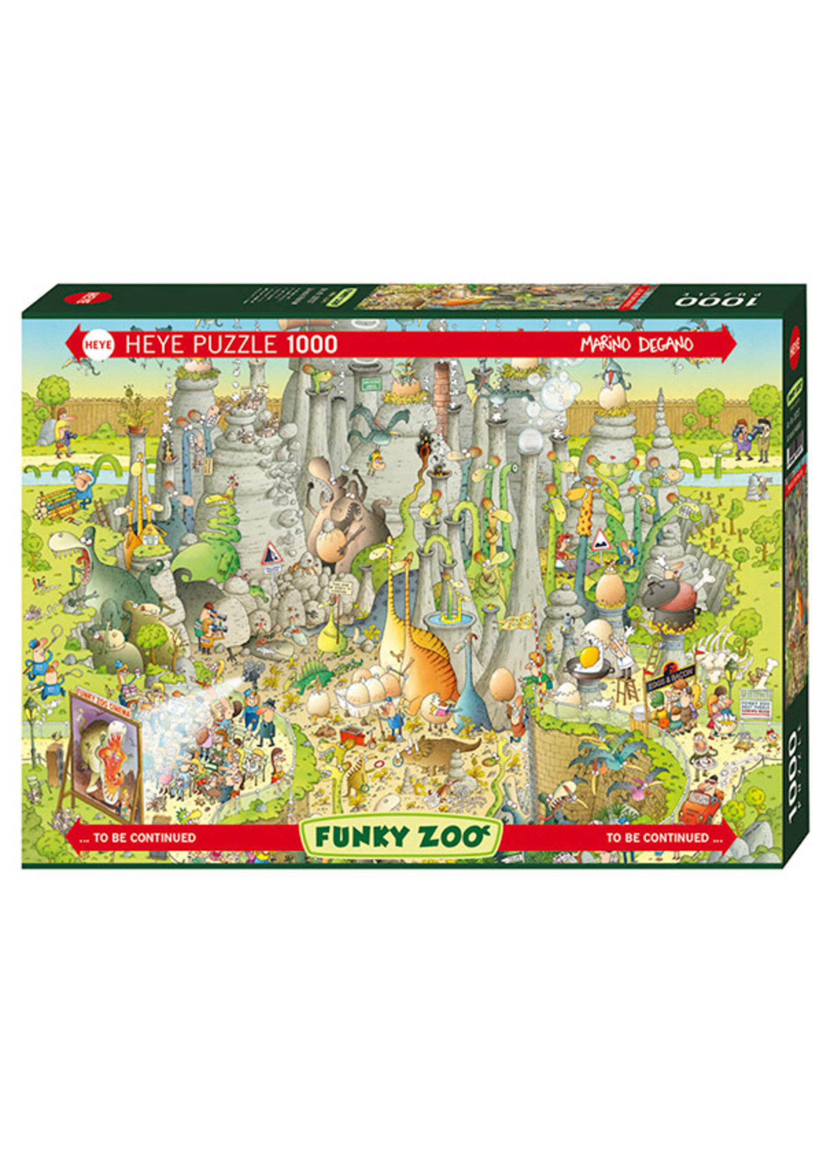 Heye HEY29727 Jurassic Habitat (Puzzle1000)