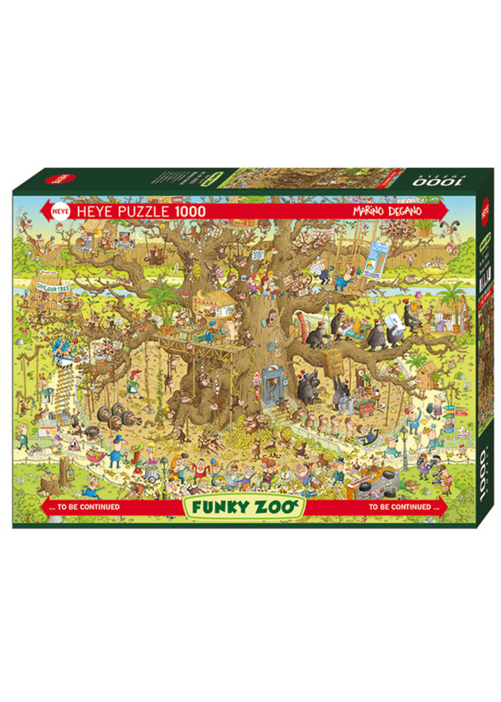 Heye HEY29833 Monkey Habitat (Puzzle1000)