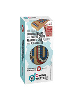 Foldable Cribbage Board with Playing Cards