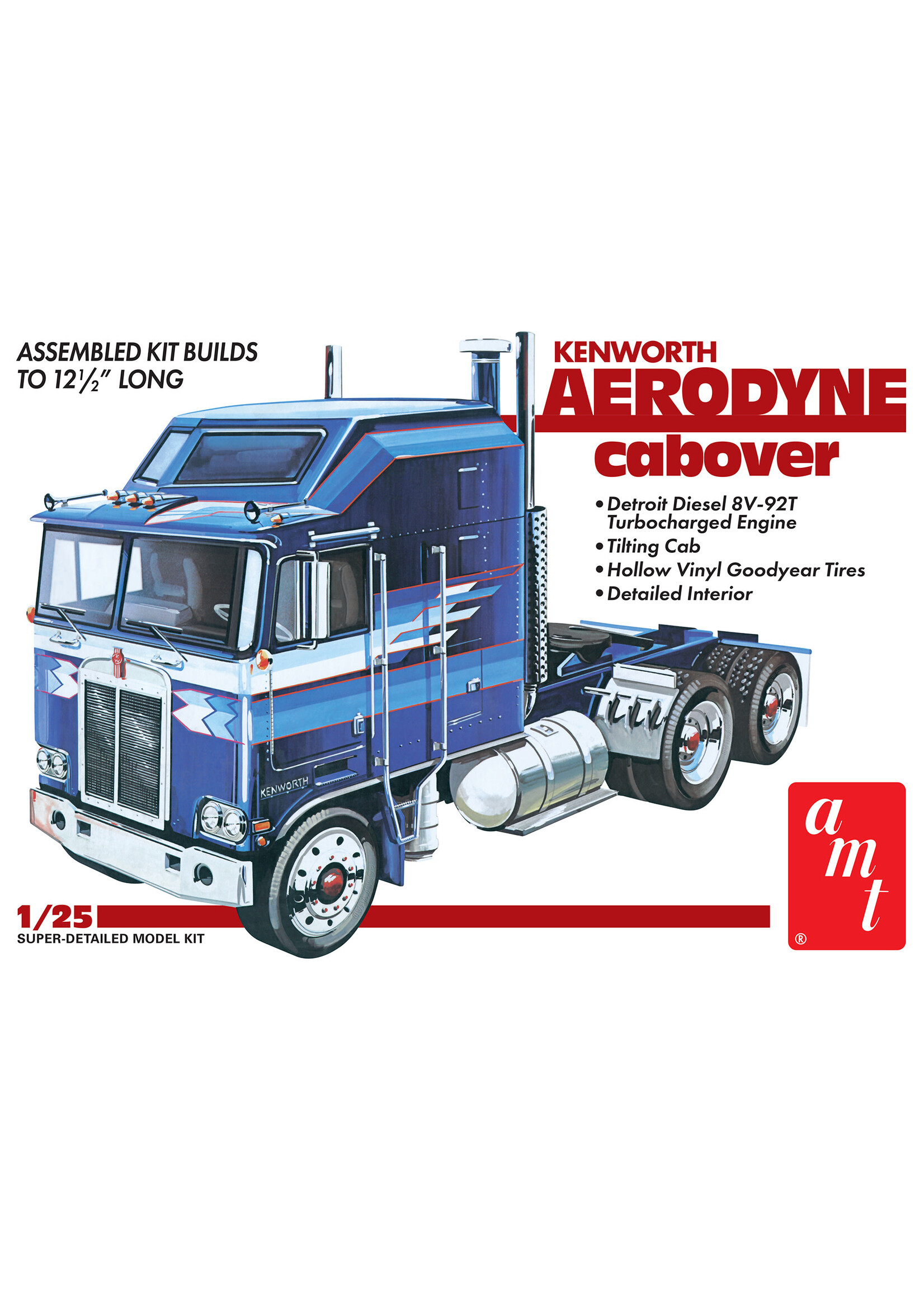 AMT AMT1463 Kenworth Aerodyne Cabover (1/25)