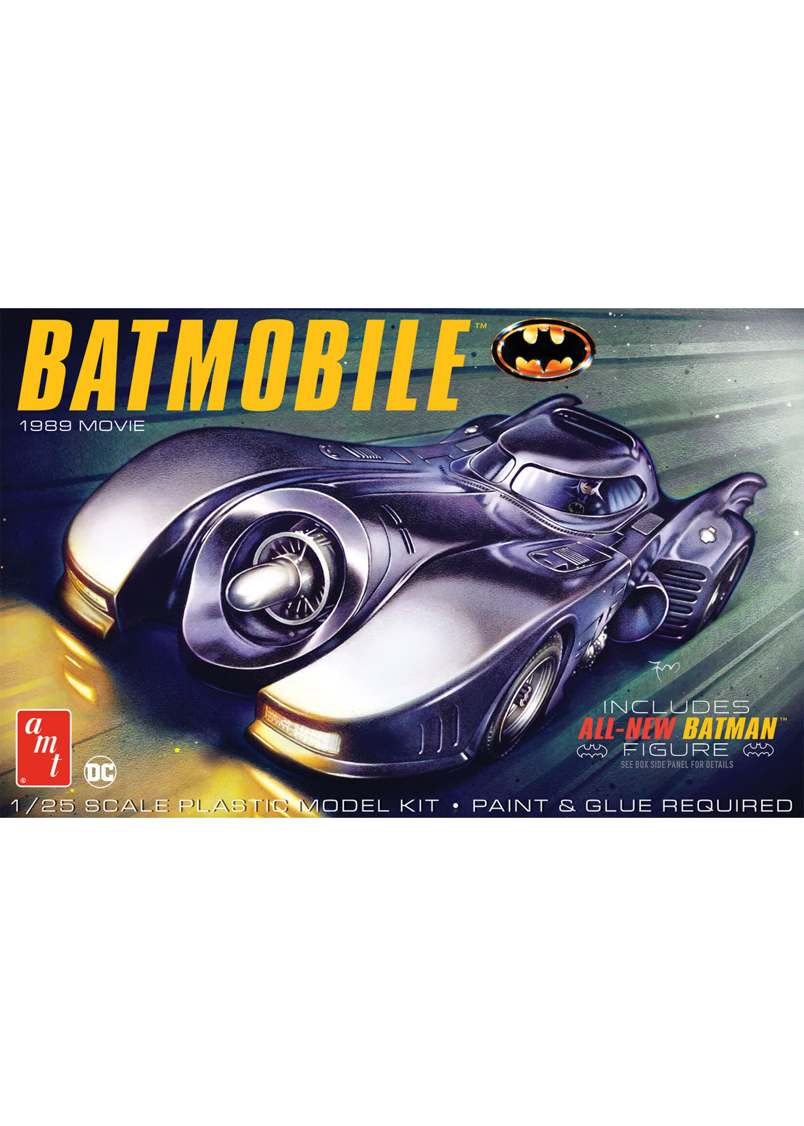 AMT AMT1504 1989 Batmobile with Batman Figure (1/25)