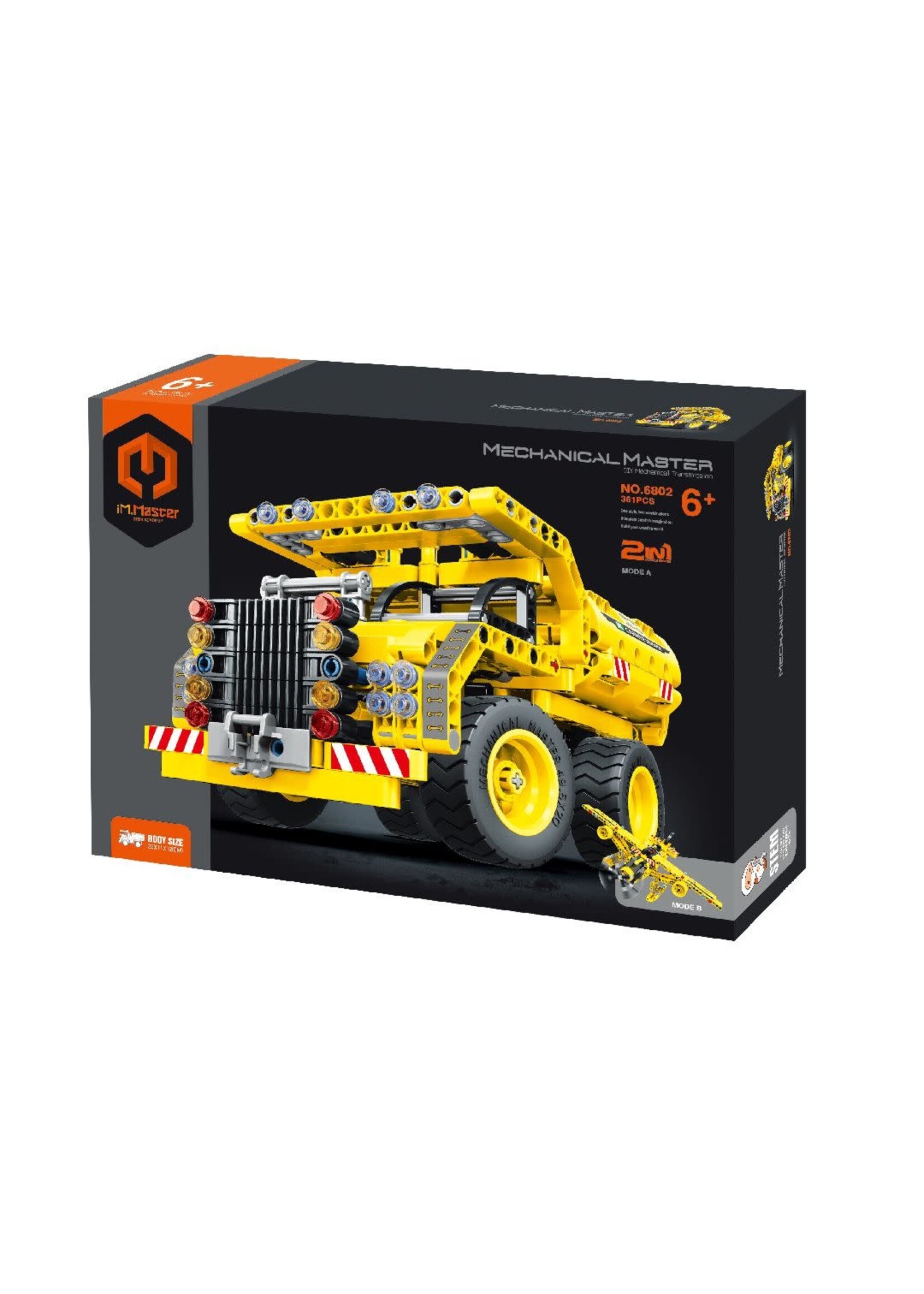 iM.Master IMM6802 Mechanical Transmission - Engineering Dump Truck & Aircraft - 361 Pieces