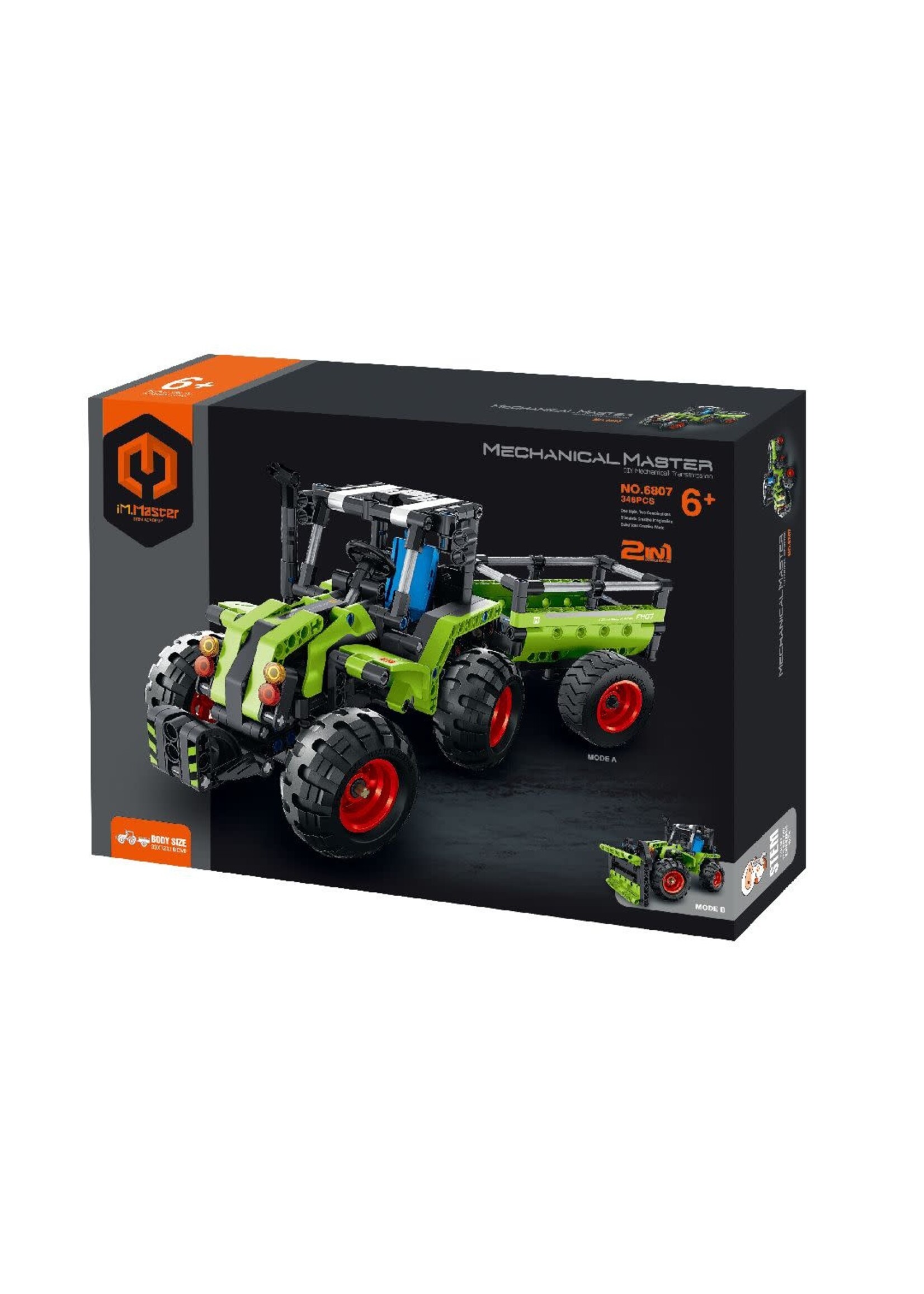 iM.Master IMM6807 Farmer - Tractor 2 in 1 - 348 Pieces