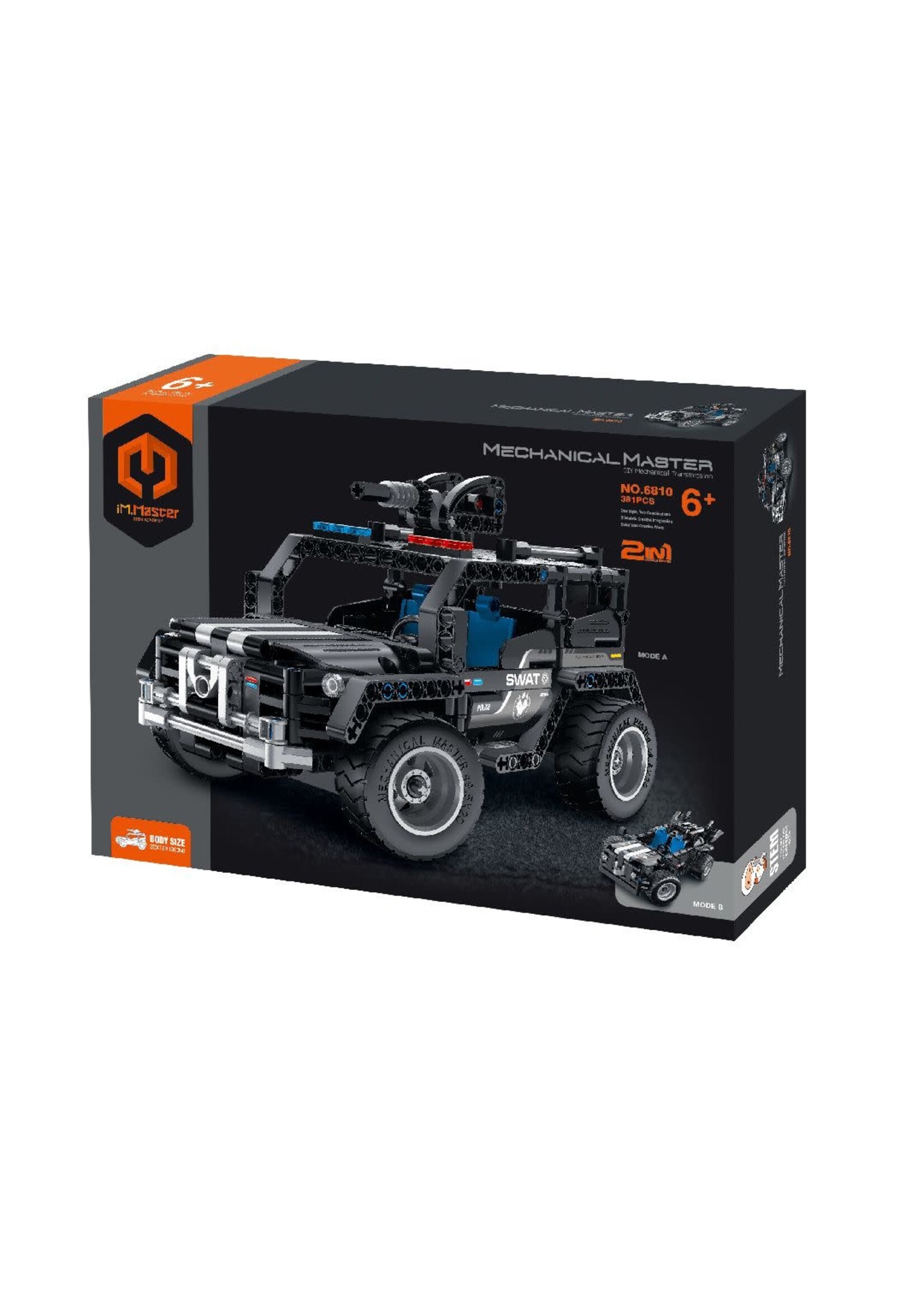iM.Master IMM6810 Military - SWAT Vehicle 2 in 1 -391 Pieces