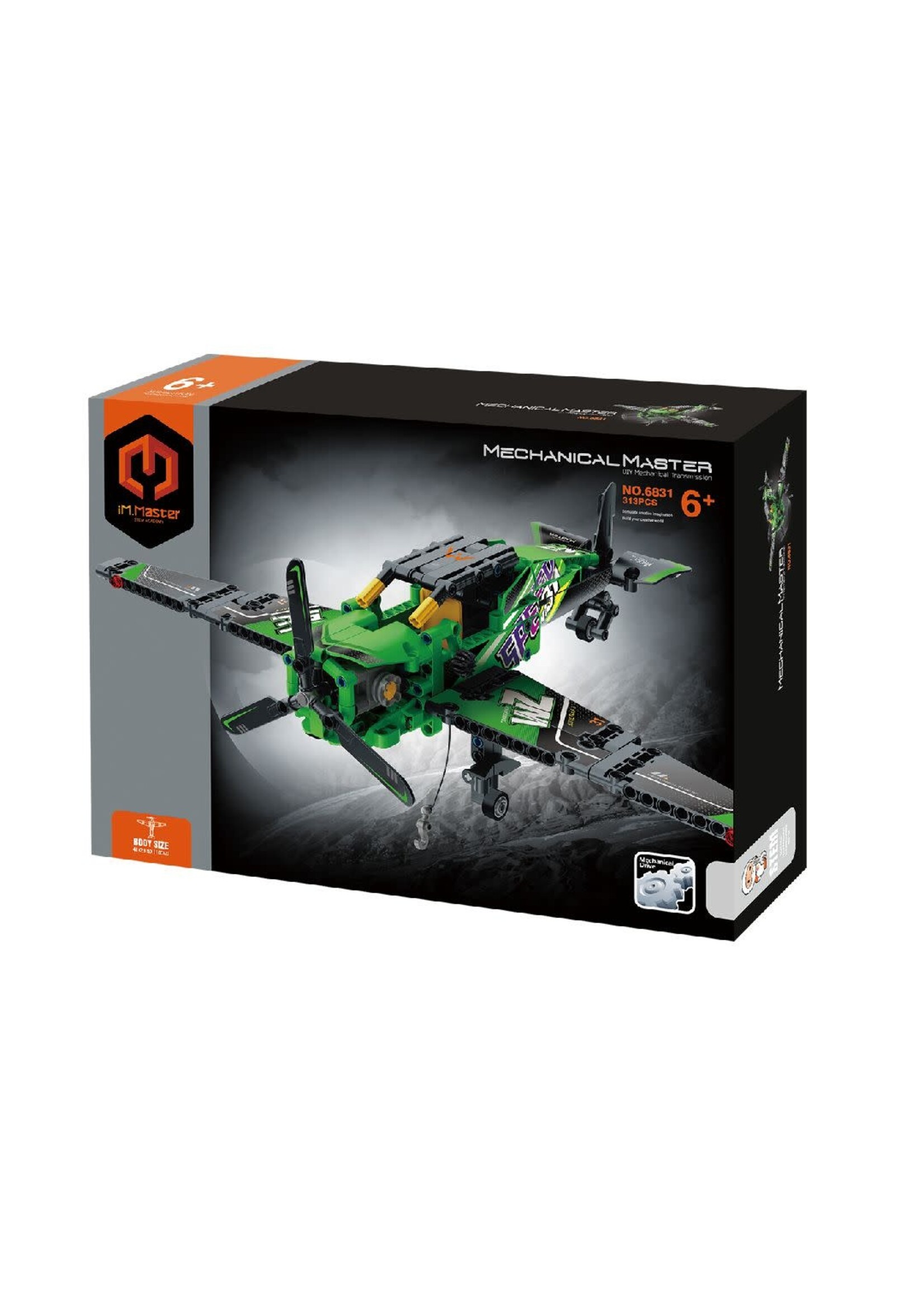 iM.Master IMM6831 Building Blocks Single Wing Rescue Aircraft - 313 Pieces