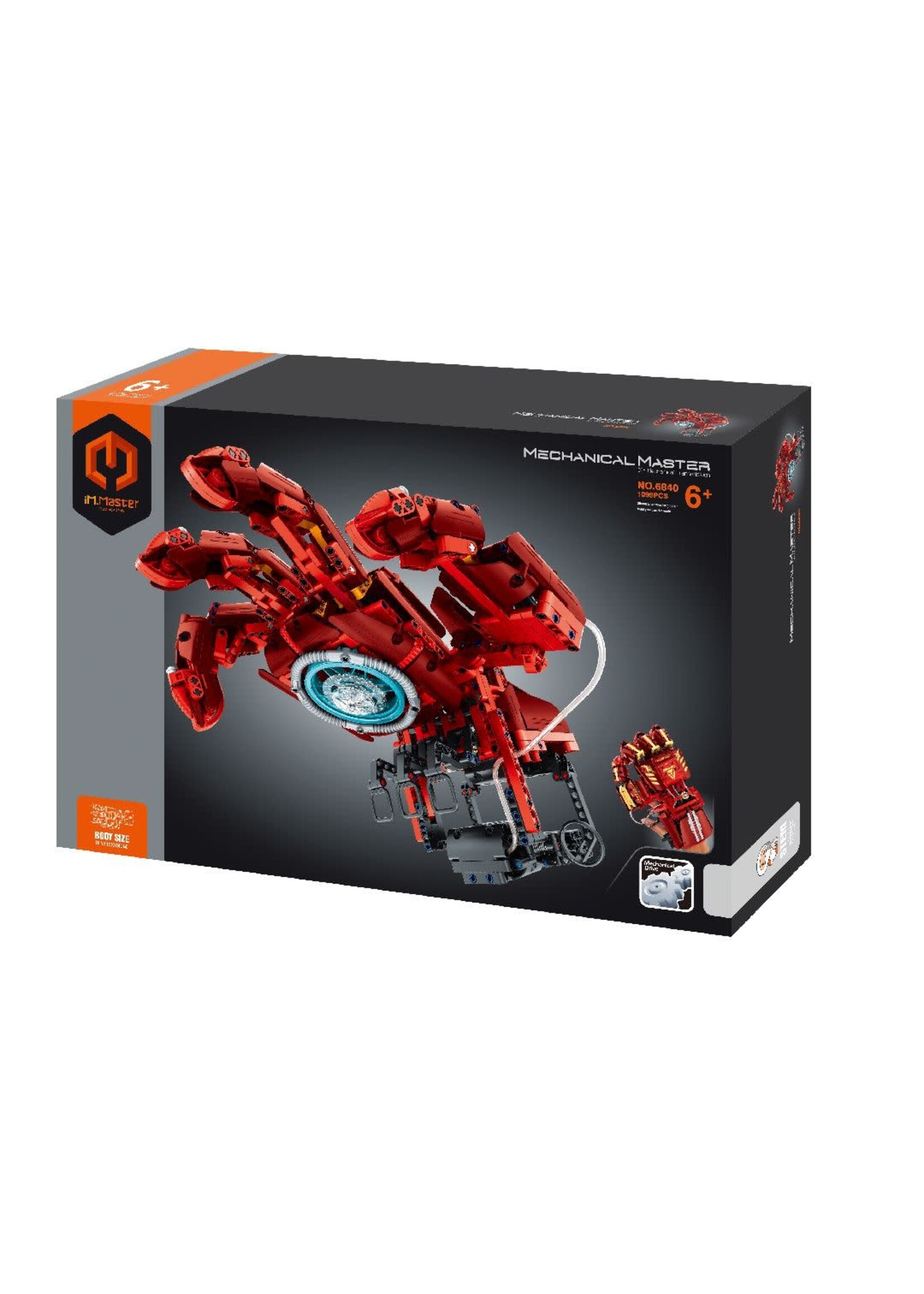 iM.Master IMM6840 Hydraulic Gloves - Red - 1099 Pieces