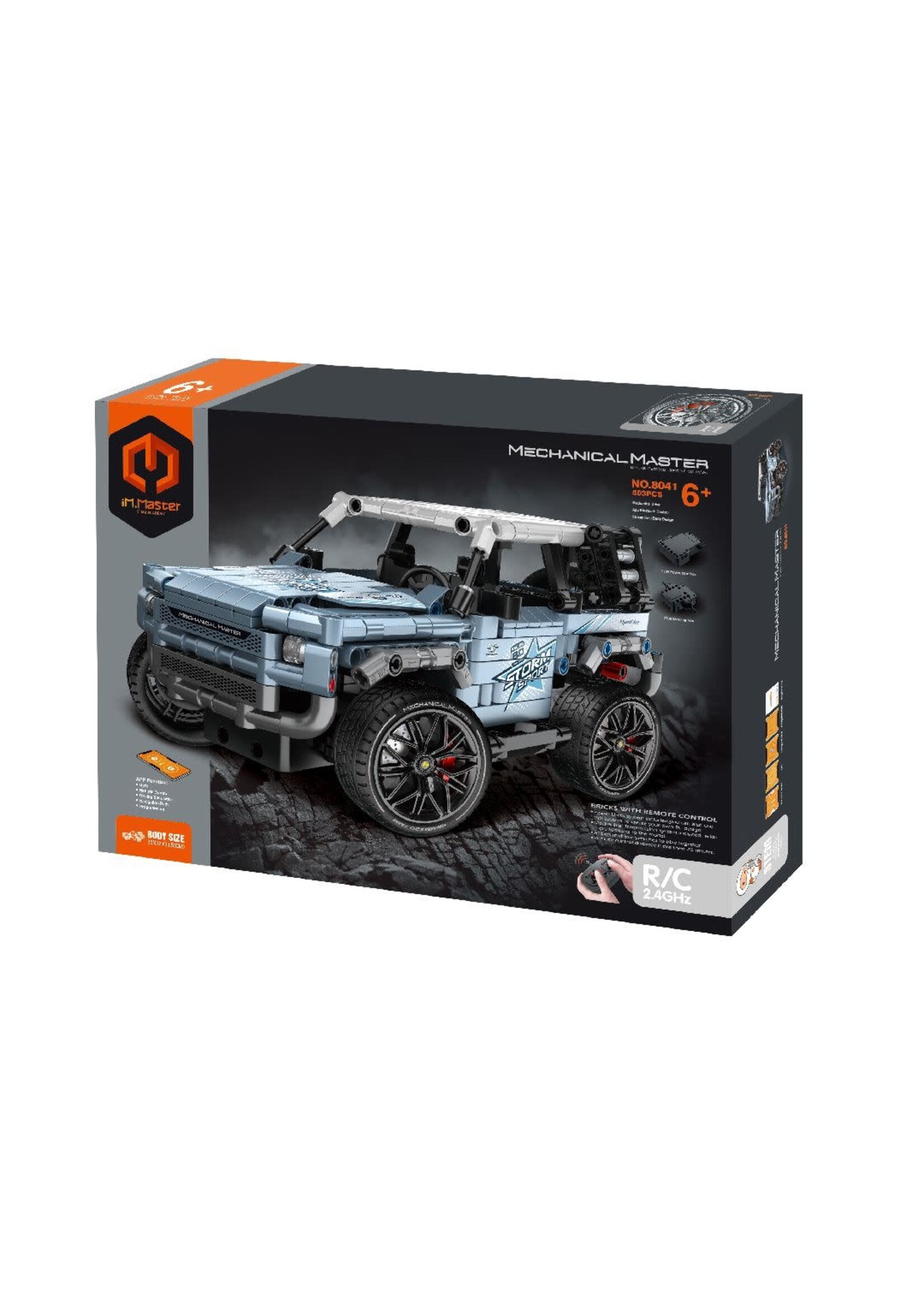 iM.Master IMM8041 2.4G R/C & APP Programming Off-Roader - Blue - 503 Pieces