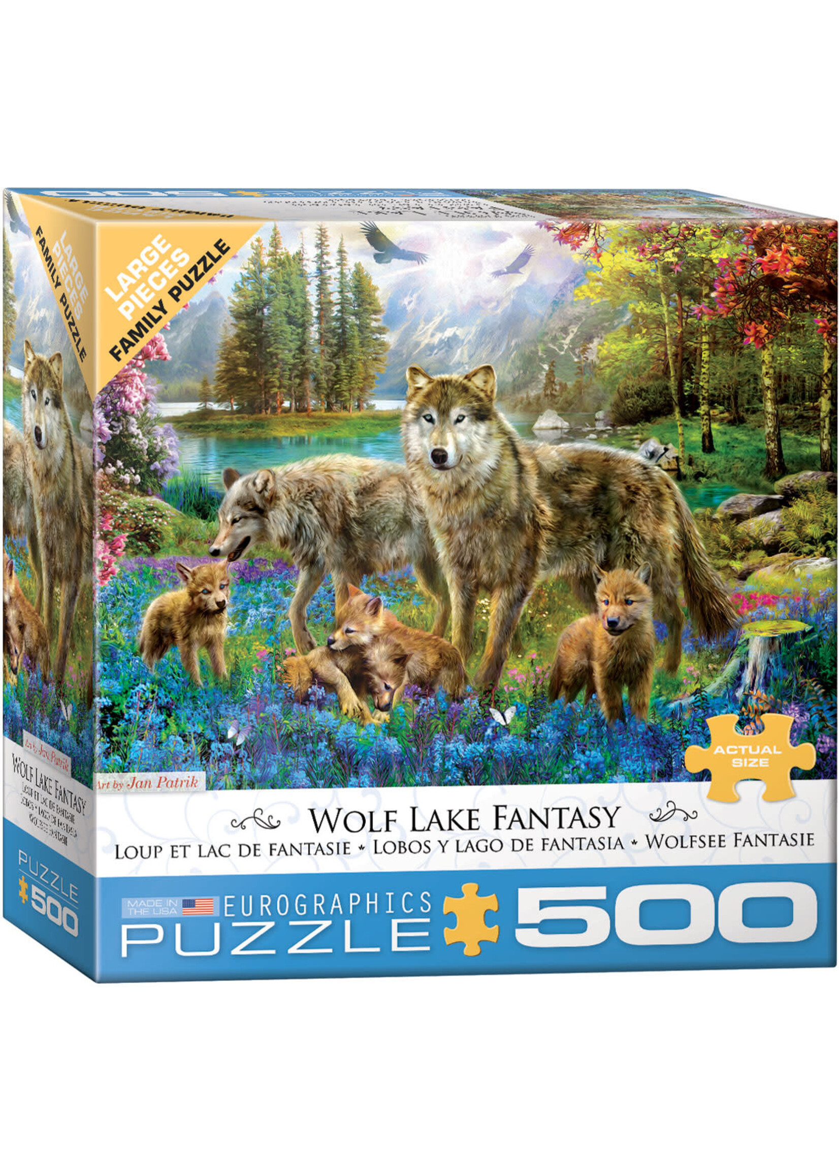 Eurographics EUR5360 Wolf Lake Fantasy (Puzzle500)