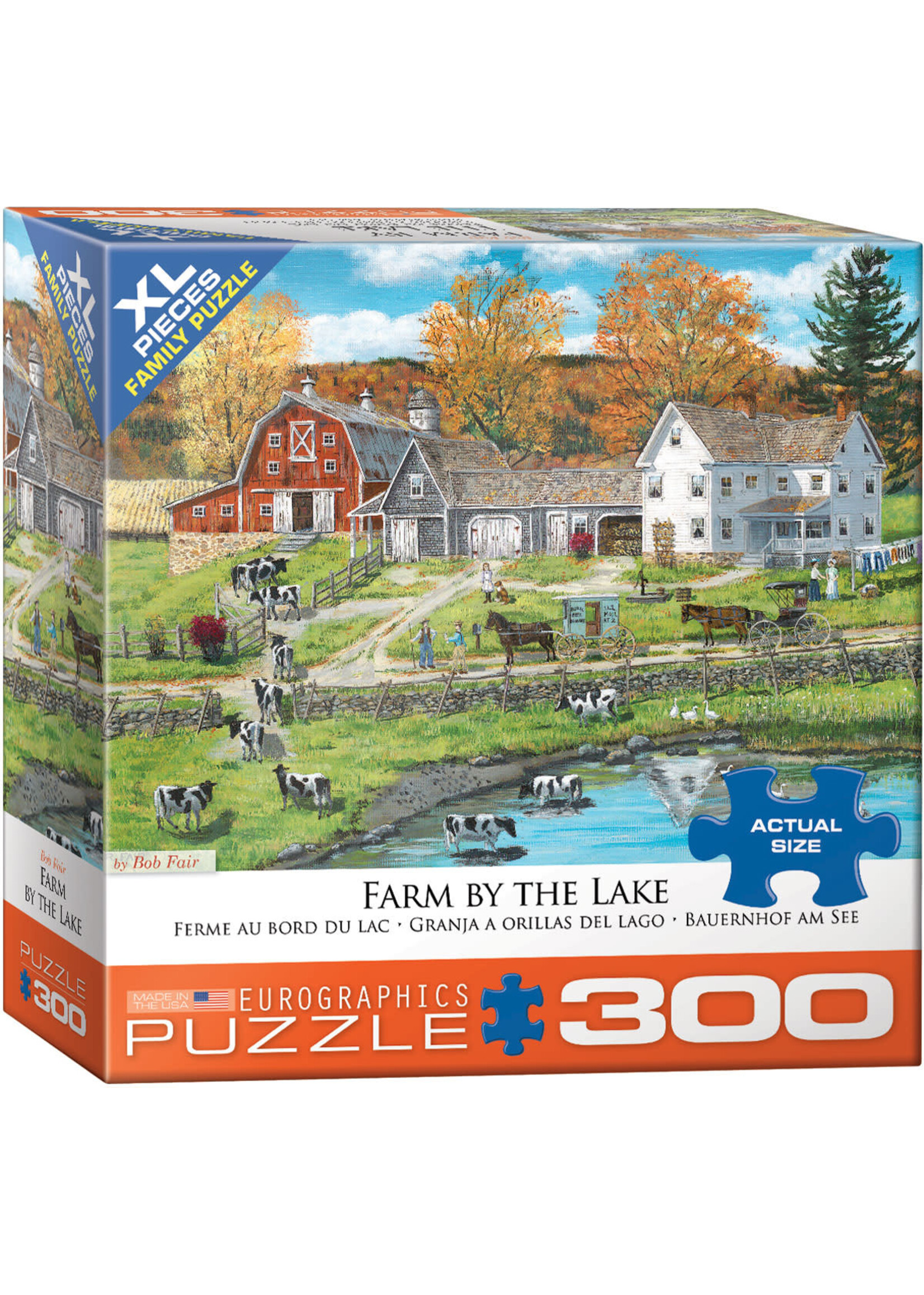 Eurographics EUR5382 Farm By The Lake (Puzzle 300)
