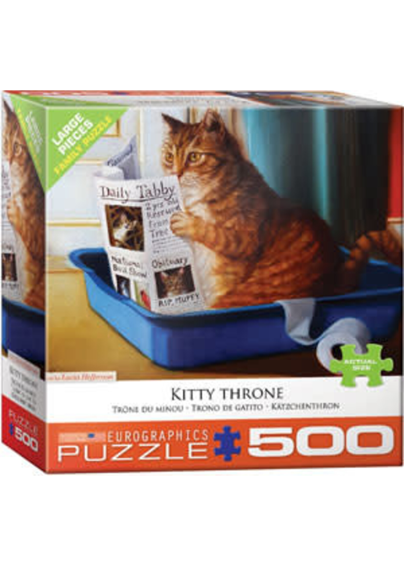 Eurographics EUR5452 Kitty Throne (Puzzle500)