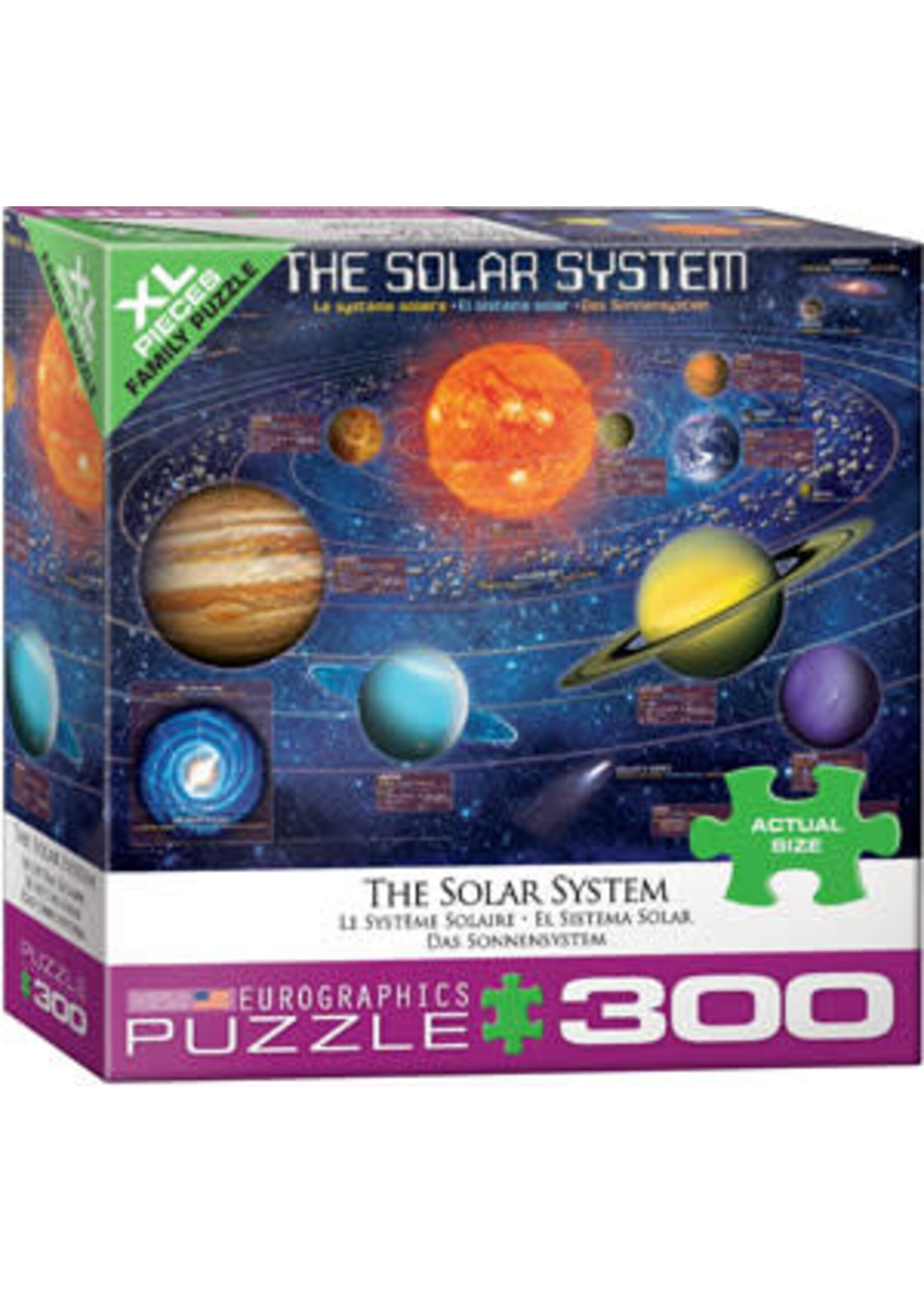 Eurographics EUR5369 The Solar System Illustrated (Puzzle300)