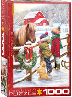 Eurographics EUR60005638 Christmas Pony (Puzzle1000)