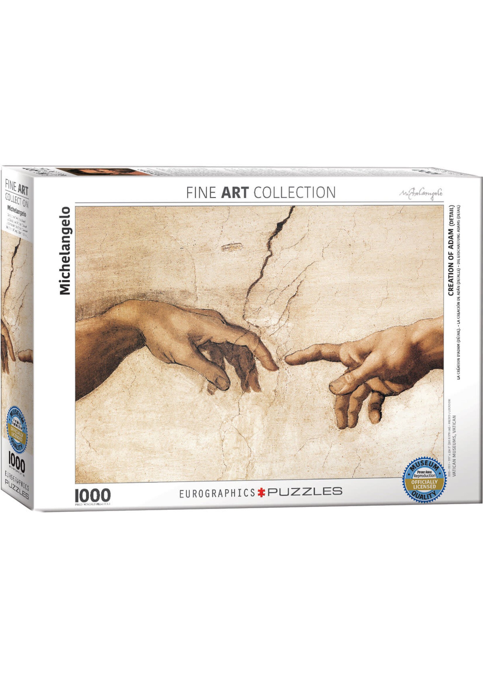 Eurographics EUR2016 Creation of Adam (Puzzle1000)