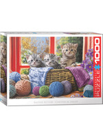 Eurographics EUR5500 Knittin' Kittens (Puzzle1000)