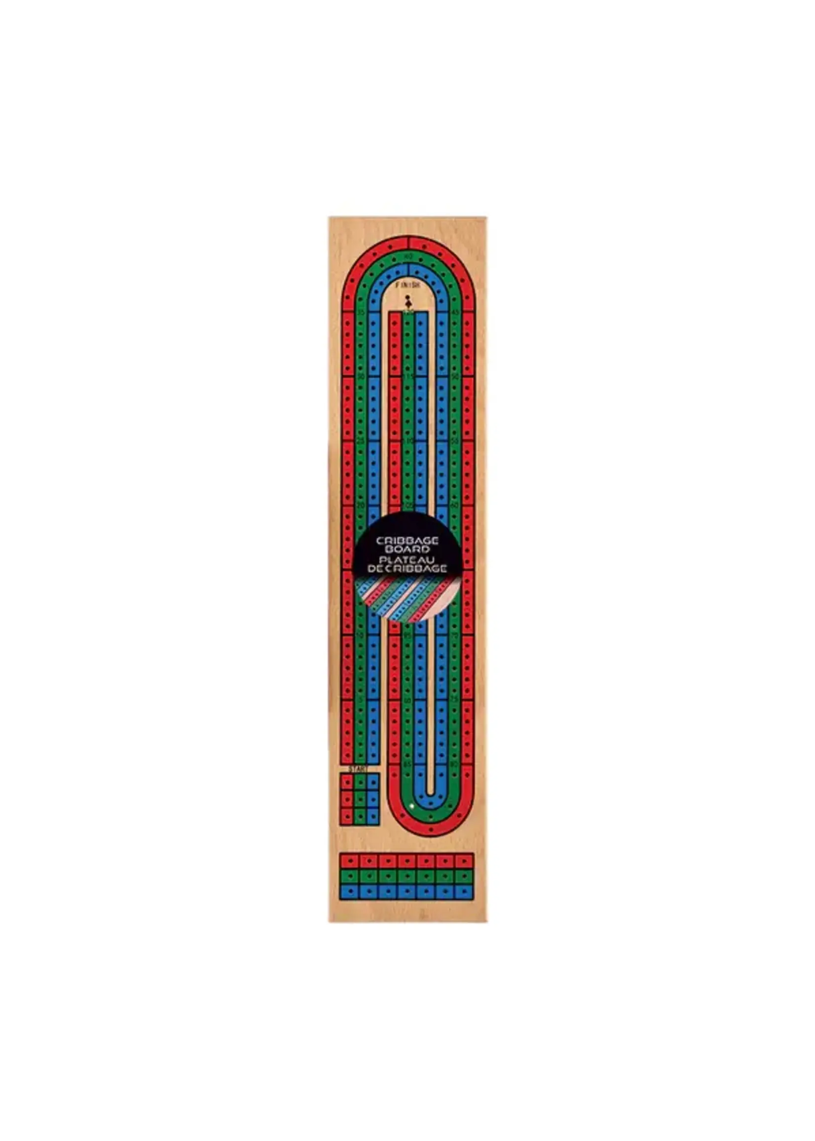 Cribbage Board 3 Track 3 Color