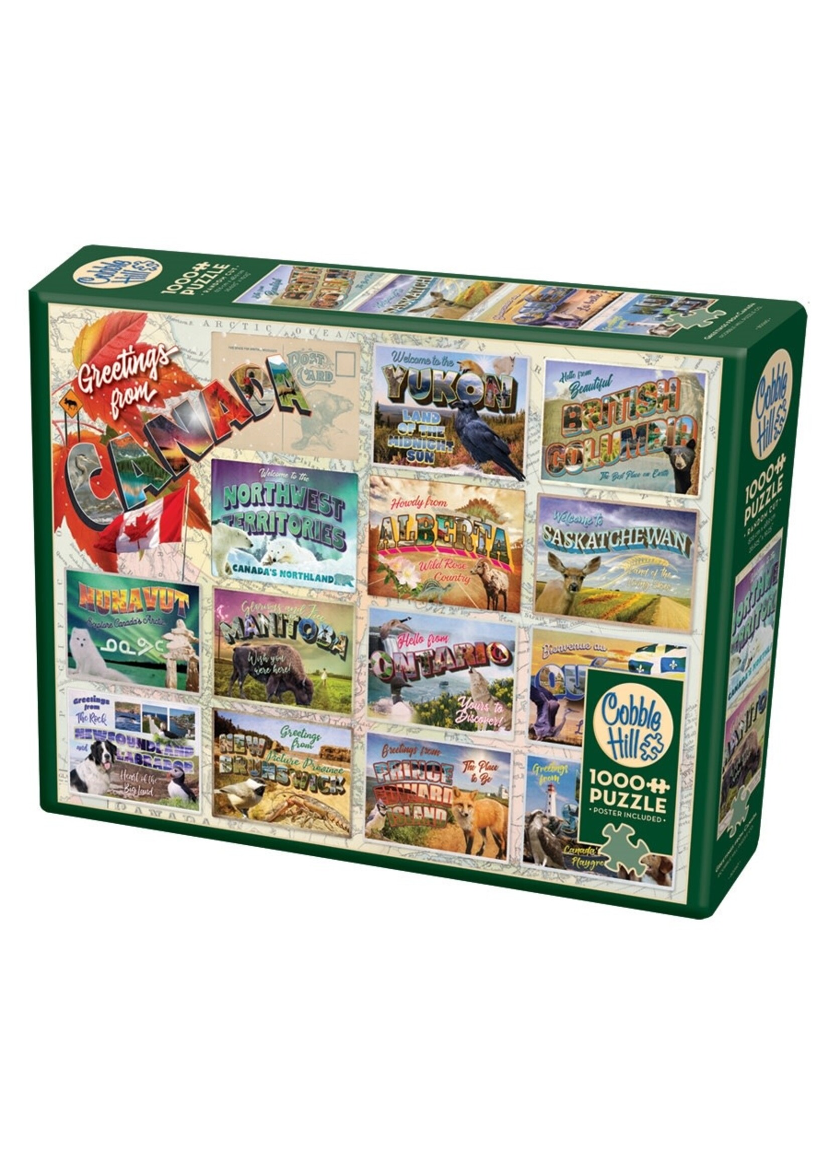 Cobble Hill CH40066 Greetings from Canada (Puzzle1000)