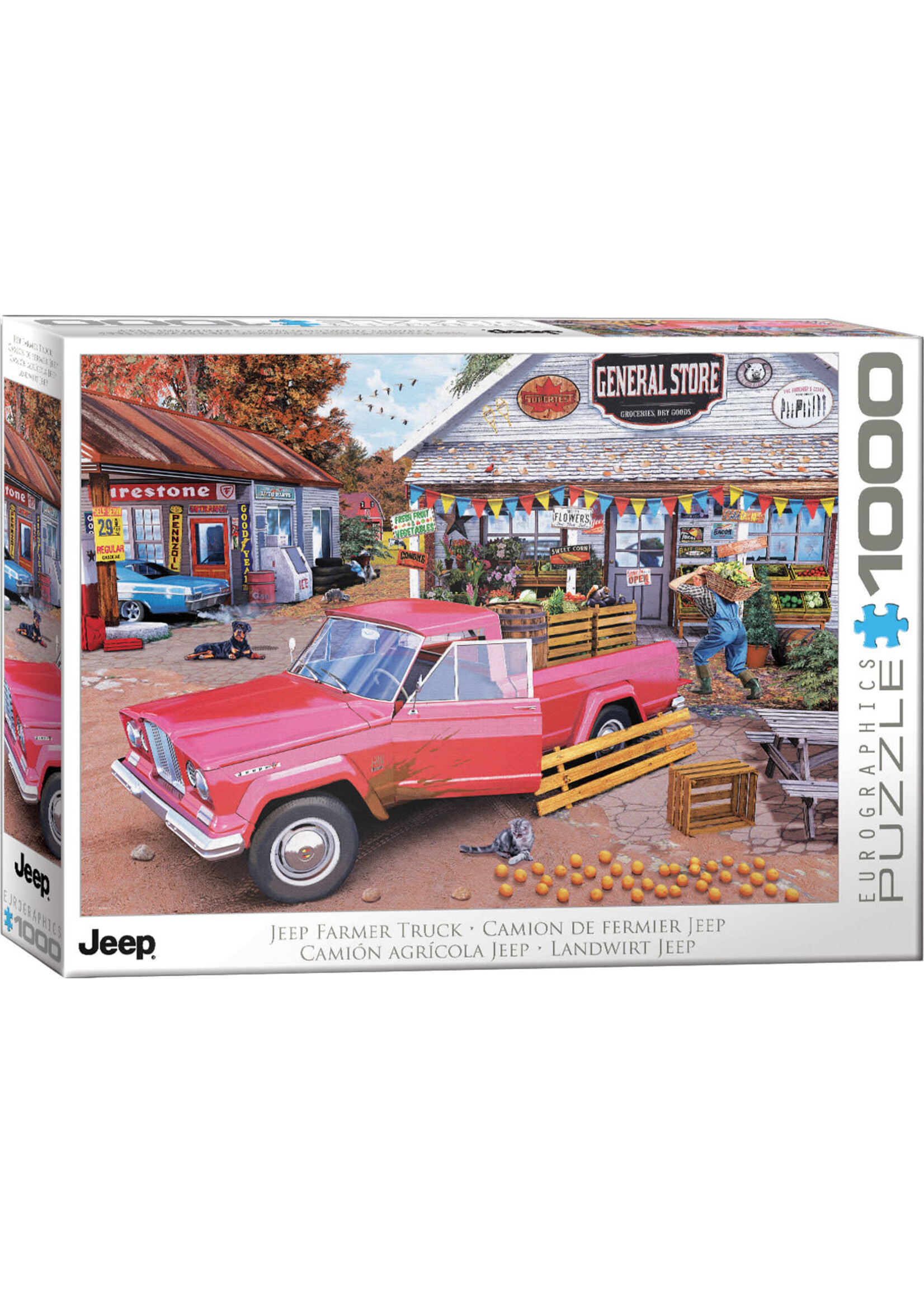 Eurographics EUR5703 Jeep Farmer Truck (Puzzle1000)