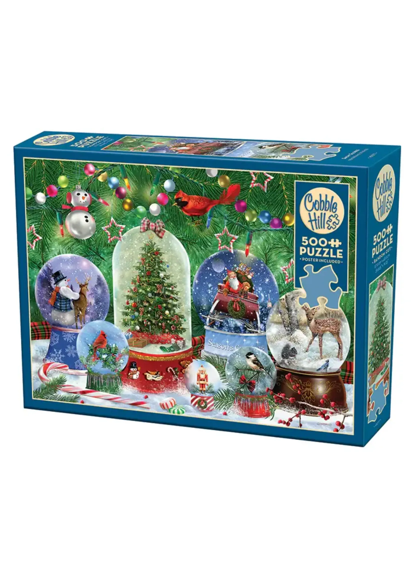 Cobble Hill CH45077 Snow Globes (Puzzle500)