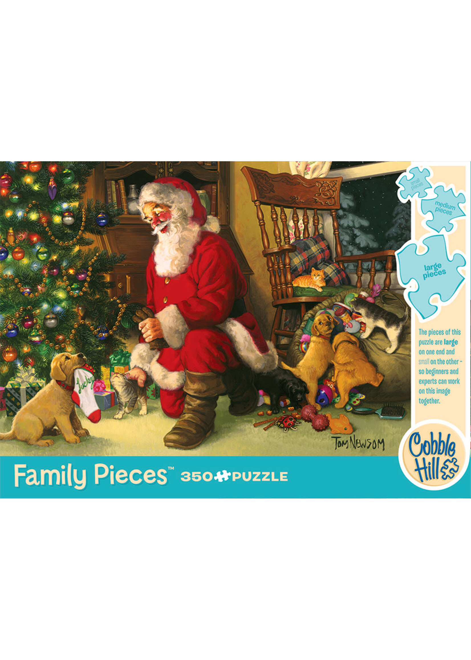 Cobble Hill CH47012 Santa's Lucky Stocking (Puzzle350)