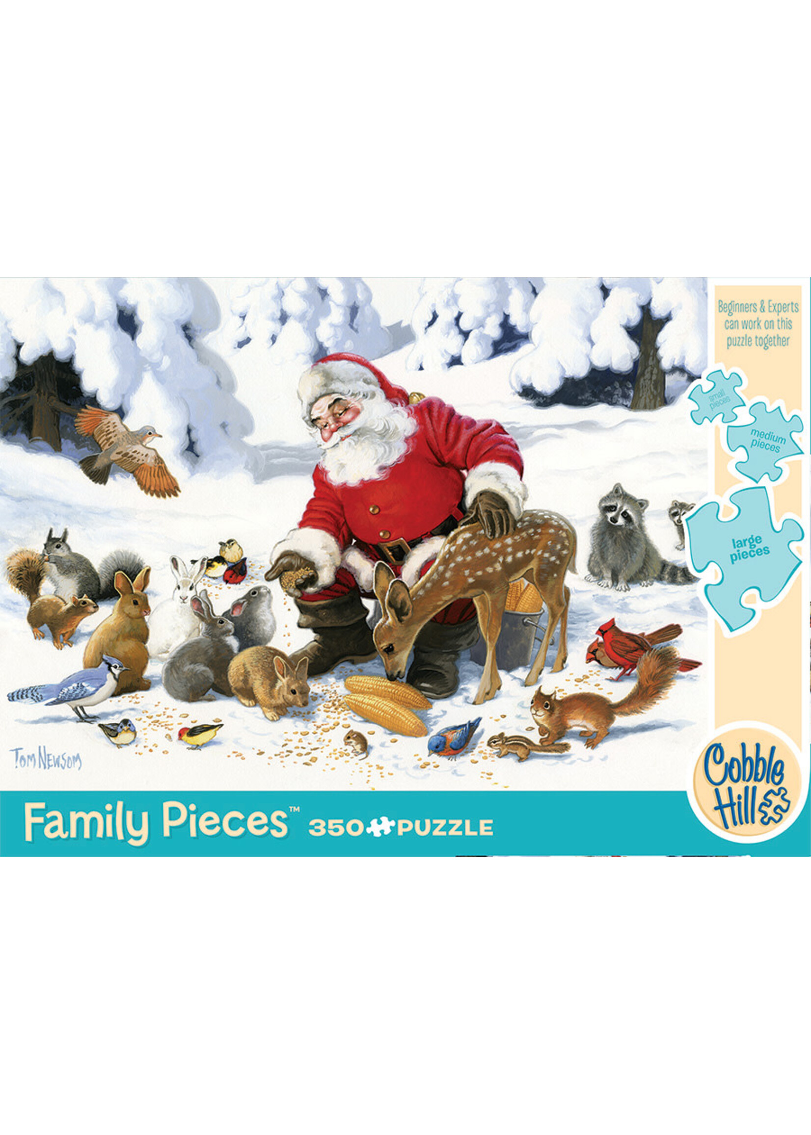 Cobble Hill CH47028 Santa Claus & Friends (Puzzle350)